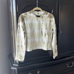 Joe’s tie dye khaki sweatshirt